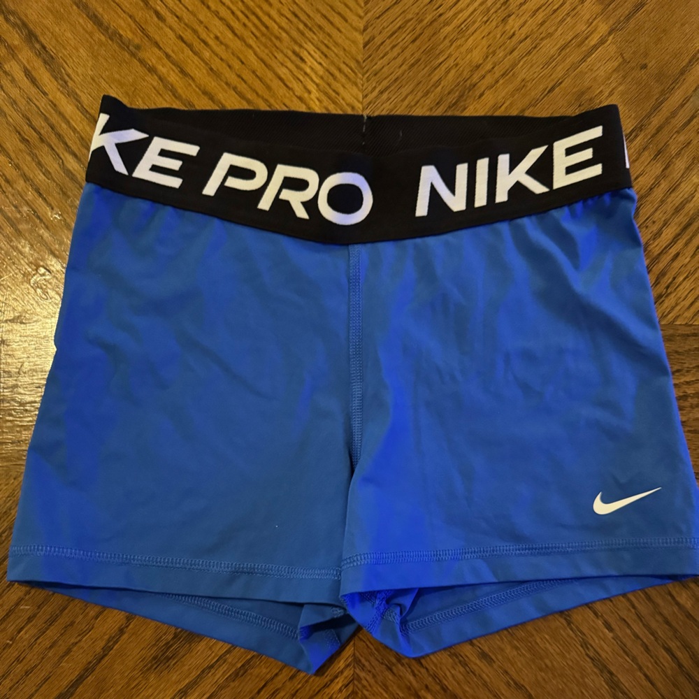 Nike Pros Blue Women's Shorts